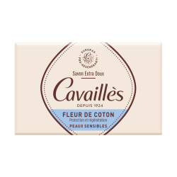 Rogé Cavaillès Savon surgras extra-doux fleur coton peau sensible 150g