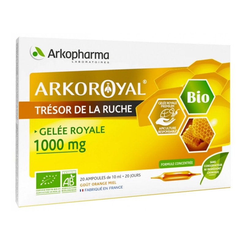 Arkopharma Arkoroyal Gelée Royale Bio 100mg 20 x 10ml