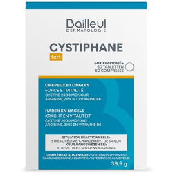 Cystiphane Cystine B6 Cheveux & Ongles 60 comprimés