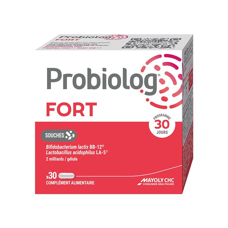 Probiolog Fort  - Probiotique Boîte de 30 gélules
