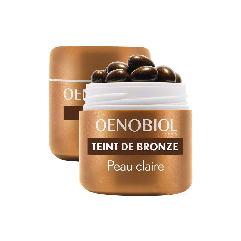 Oenobiol Teint de Bronze / Autobronzant Peau Claire 2 x 30 capsules OFFRE SPÉCIALE