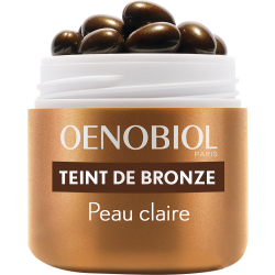 Oenobiol Teint de Bronze / Autobronzant Peau Claire 30 capsules