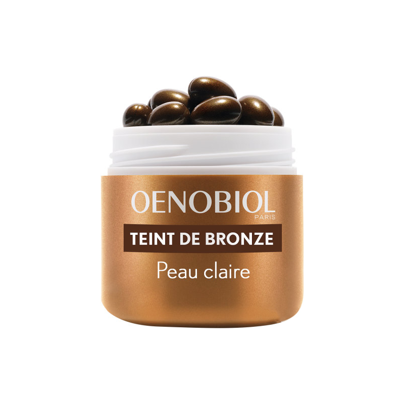 Oenobiol Teint de Bronze / Autobronzant Peau Claire 30 capsules