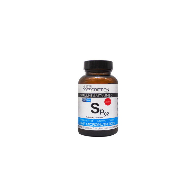NutriPrescription Sp02 Spiruline et vitamine C 60 gélules
