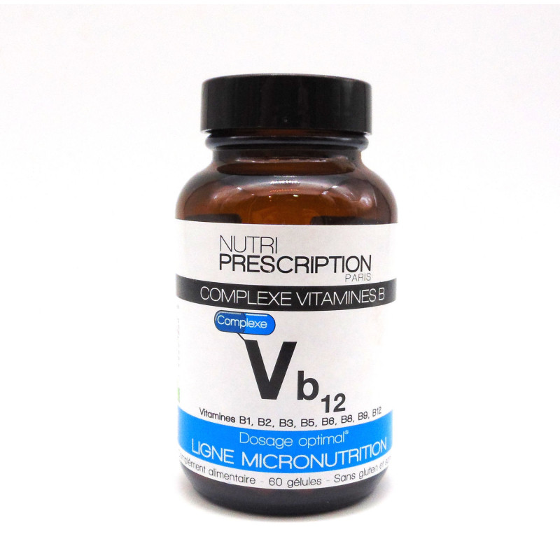NutriPrescription VB12 Complexe Vitamine B 60 gélules