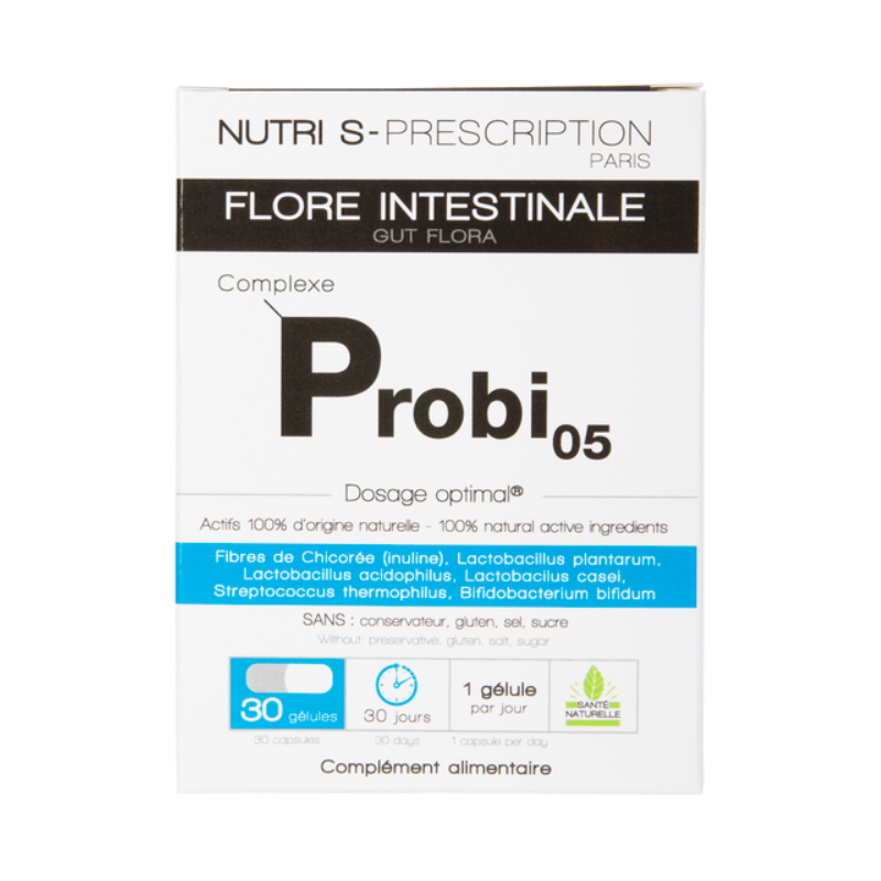 Nutri S-Prescription Probi05 Flore Intestinale 30 gélules