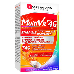 Forte Pharma Pack Multivit 4G Energie Effervescent 30 comprimés + 30 gratuits
