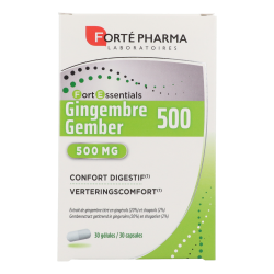 Forte Pharma Pack Gingembre 500 30 gélules + 30 gratuites