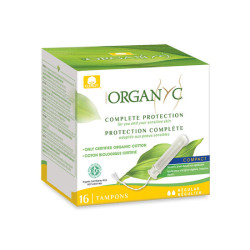 Organyc Pack Tampon Compact Regular 100% coton bio 2x16 + 16 gratuits