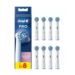 Oral B Sensitive Clean Lot De 8 Brossettes