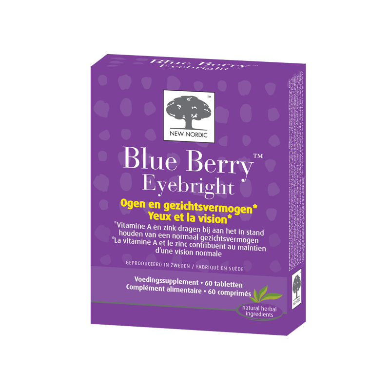 New Nordic Blue Berry Eyebright 60 comprimés